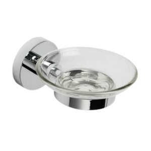 Croydex Flexi-Fix Britannia Soap Dish and Holder - Chrome (QM581941) - main image 1