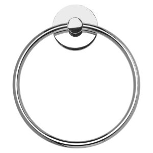 Croydex Flexi-Fix Britannia Towel Ring - Chrome (QM581541) - main image 1