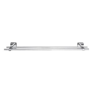 Croydex Flexi-Fix Camberwell Double Towel Rail - Chrome (QM922941) - main image 1