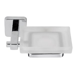 Croydex Flexi-Fix Camberwell Soap Dish and Holder - Chrome (QM921941) - main image 1