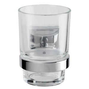 Croydex Flexi-Fix Chester Tumbler and Holder - Chrome (QM441841) - main image 1