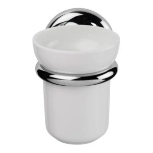 Croydex Flexi-Fix Grosvenor Chrome Tumbler and Holder (QM701841) - main image 1