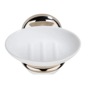 Croydex Flexi-Fix Grosvenor Gold Soap Dish and Holder - Gold (QM701903) - main image 1