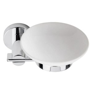 Croydex Flexi-Fix Metra Soap Dish and Holder - Chrome (QM541941) - main image 1