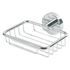 Croydex Flexi-Fix Pendle Soap Basket - Chrome (QM411641) - main image 1