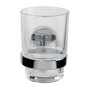 Croydex Flexi-Fix Pendle Tumbler and Holder - Chrome (QM411841) - main image 1