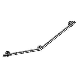Croydex Grab 'N' Grip Angled Grab Bar - Chrome (AP530941) - main image 1