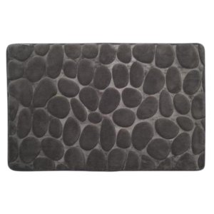 Croydex Grey Pebble Memory Foam Bathroom Mat (AN700131) - main image 1