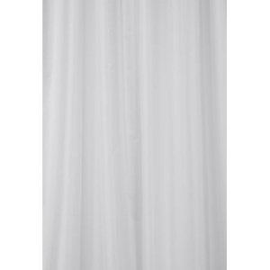 Croydex Hygiene 'N' Clean Plain Textile Shower Curtain - White (AF289522H) - main image 1