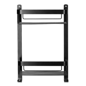 Croydex Large Two Tier Basket - Matte Black (QM770821) - main image 1