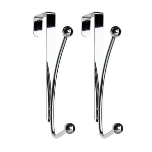 Croydex Over Door Ball Hook - Pack Of Two - Chrome (QM260041) - main image 1
