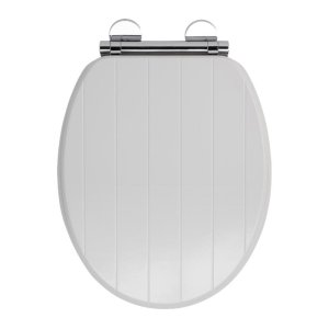 Croydex Portland Flexi-Fix Toilet Seat - White (WL601122H) - main image 1