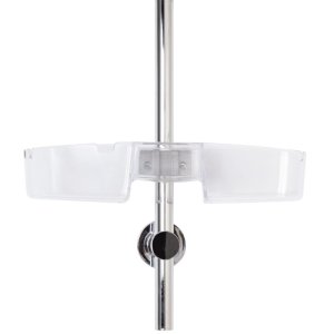 Croydex Riser Rail Shower Basket - Clear (PA670000) - main image 1