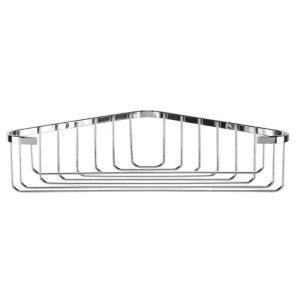 Croydex Stainless Steel Corner Basket - Chrome (QM395941) - main image 1