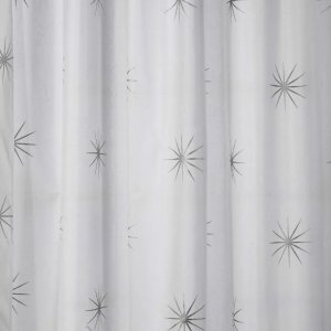 Croydex Stellar Shower Curtain - White (AF584740) - main image 1