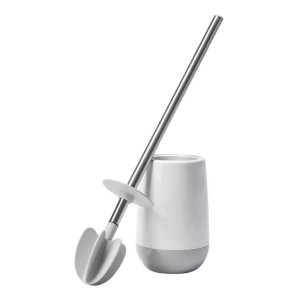 Croydex Swiper Loo Brush - White/Grey (AJ510022H) - main image 1
