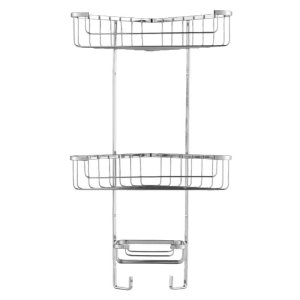 Croydex Three Tier Corner Basket - Chrome (QM262841) - main image 1