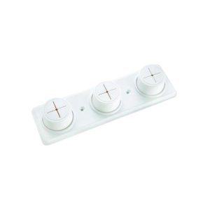 Croydex Triple Cloth Holders - White (DB361510U) - main image 1
