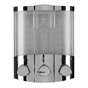 Croydex Triple Shampoo/Soap Dispenser - Chrome (PA661041) - main image 1
