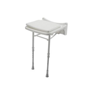 Croydex Wall Mounted Shower Chair - White (AP503122) - main image 1