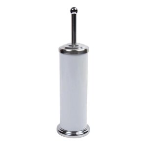 Croydex White and Stainless Steel Toilet Brush And Holder (AJ400141) - main image 1