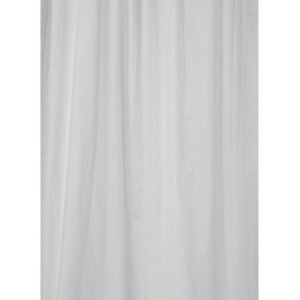 Croydex White Plain PVC Shower Curtain (AE100022) - main image 1