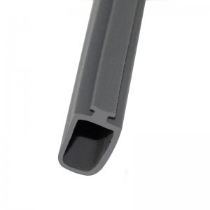 Daryl bathscreen bubble seal 1600mm - dark grey (750/050) (200595) - main image 1