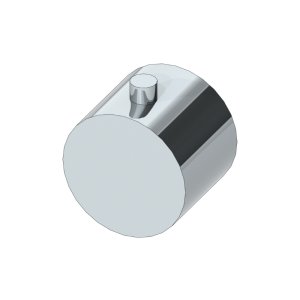EMOTION Round Thermo Handle Only EZ Box - Chrome (ABSP-10-0038) - main image 1