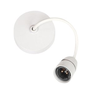 Essentials 6" Ceiling Pendant Set - White (PRC031) - main image 1