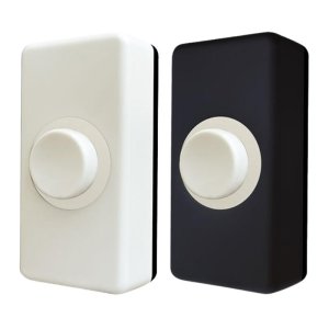 Eterna BPWB Wired Bell Push - Black / White (BPWB) - main image 1