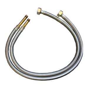 Flexi-Tails for Non-Easibox Freestanding Bath-Shower Mixer - Pair (ABSP-10-0088) - main image 1