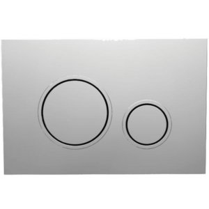 Fluidmaster T-Series Circle Dual Flush ABS Plate - Matt Chrome (P47-0110-0240) - main image 1