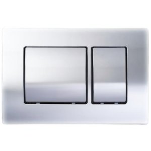Fluidmaster T-Series Key Dual Flush ABS Plate - Gloss Chrome (P43-0120-0240) - main image 1