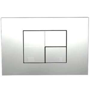 Fluidmaster T-Series Tile Dual Flush ABS Plate - Gloss Chrome (P45-0120-0240) - main image 1