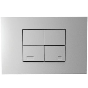 Fluidmaster T-Series Tile Dual Flush ABS Plate - Matt Chrome (P45-0110-0240) - main image 1
