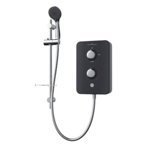 Gainsborough Slim Duo Electric Shower 8.5kW - Piano Black (GSDPB85) - main image 1