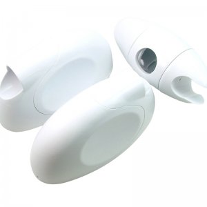 Galaxy 22mm shower head holder and rail ends - white (SG06024) - main image 1