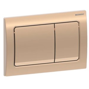 Geberit Alpha01 Dual Flush Plate - Square - Red Gold (115.055.QA.1) - main image 1