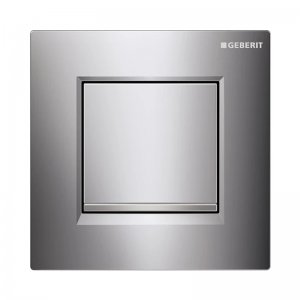 Geberit Bolero pneumatic urinal flush plate - chrome (241.912.21.1) - main image 1