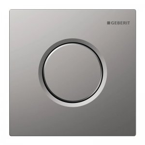 Geberit Bolero pneumatic urinal flush plate - matt chrome (241.912.46.1) - main image 1