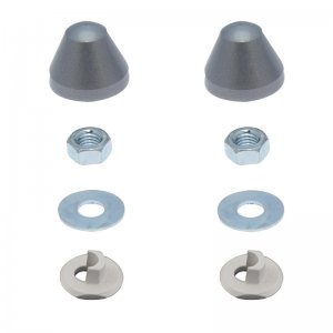 Geberit cover caps - matt chrome (pair) (217.713.46.1) - main image 1