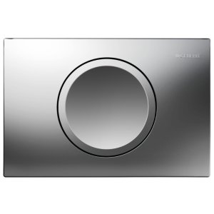 Geberit Delta15 Stop-And-Go Flush Plate - Matt Chrome (115.120.46.5) - main image 1