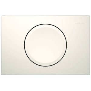 Geberit Delta15 Stop-And-Go Flush Plate - White (115.120.11.5) - main image 1