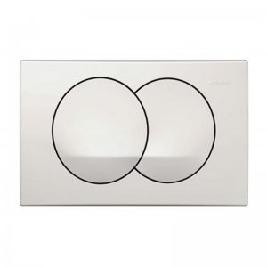 Geberit Delta20 dual flush plate - alpine white (115.100.11.1) - main image 1
