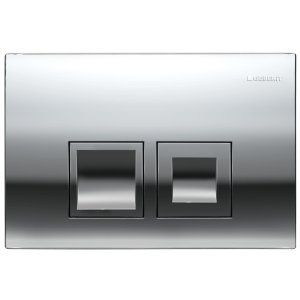 Geberit Delta25 Dual Flush Plate - Gloss Chrome (115.135.21.5) - main image 1