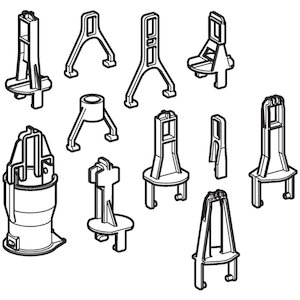 Geberit flush valve bracket pack (241.167.00.1) - main image 1