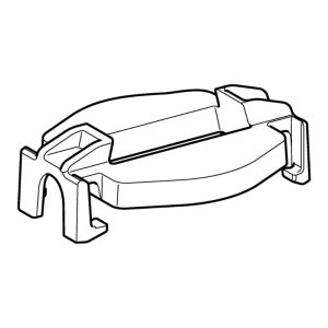 Geberit flush valve handle crown - alpine white (242.975.11.1) - main image 1