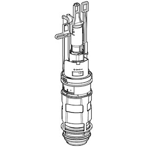 Geberit flush valve with basket (241.858.00.1) - main image 1