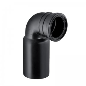 Geberit HDPE connection bend 90° for wall-hung WC (367.070.16.1) - main image 1