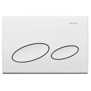 Geberit Kappa20 Dual Flush Plate - White (115.228.11.1) - main image 1
